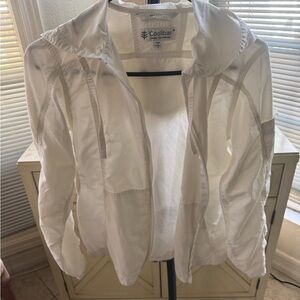 Coolibar Women's Lightweight White Utility Jacket